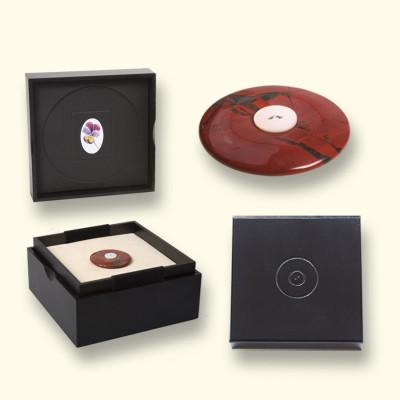 Rouwknoop jaspis standaard (zonder naam op het kistje)