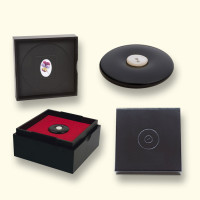 Rouwknoop onyx standaard (zonder naam op het kistje)